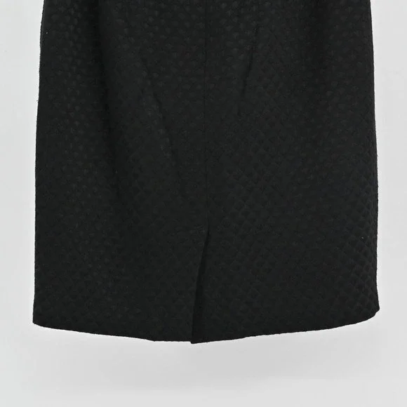 Linda Allard Ellen Tracy Pencil Skirt Size 8 Petite Textured Black Straight Work - Picture 10 of 10